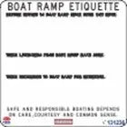 Boat Ramp Etiquette Sign Industroquip