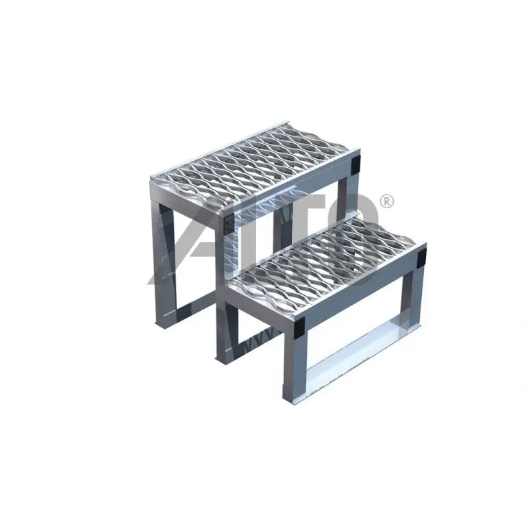 Safe Access Double Step Up Bridge - 450mm(H) x 600(W) x 600(L)