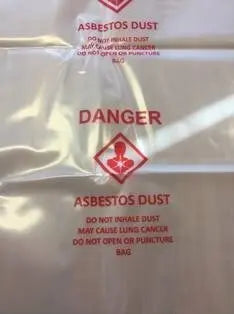 Asbestos Bags - Small - 600 x 900mm With GHS Compliant Markings Exoguard