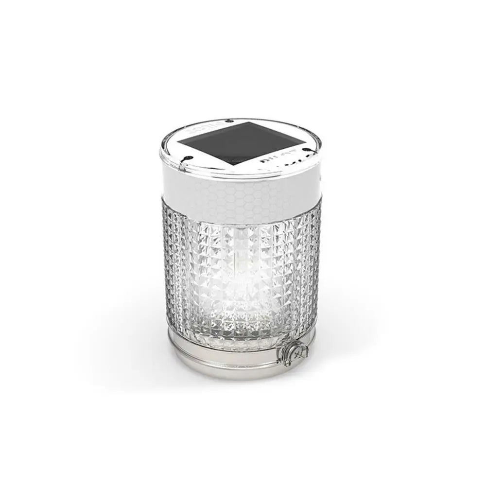 White Solar Powered Light for Pilot Belt Barrier Industro