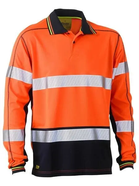 Bisley™ Taped Hi-Vis Polyester Mesh Polo Industro