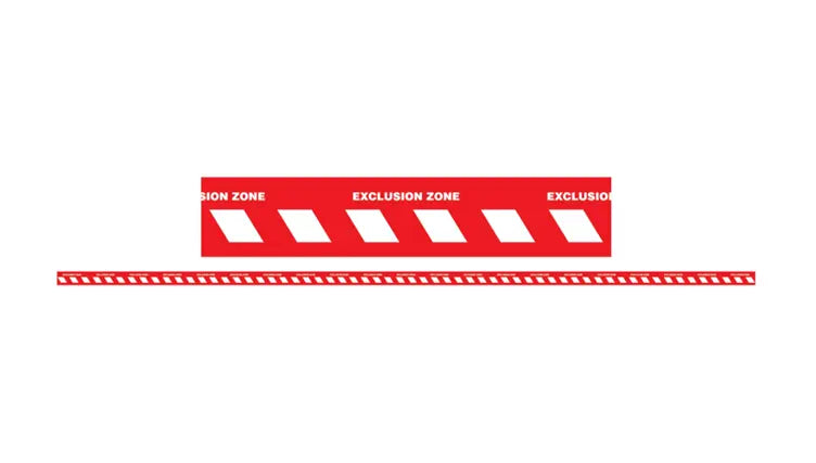 Exclusion Zone Banner Mesh Bannamesh