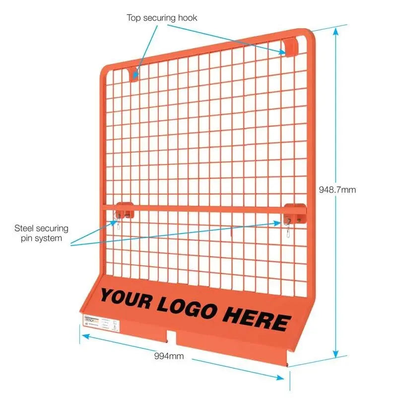 BTRENCHSAFE® Mesh Barriers for Aluminium Guardrail Guards BTS Tech