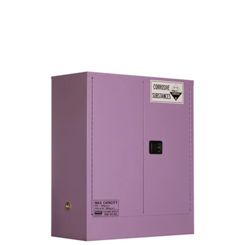 160L Corrosive Metal Storage Cabinet - 2 Doors and 2 Shelves Pratt Safety