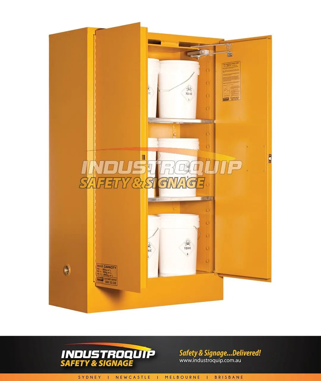 Toxic Substances 250 Litre Storage Cabinet Pratt Safety