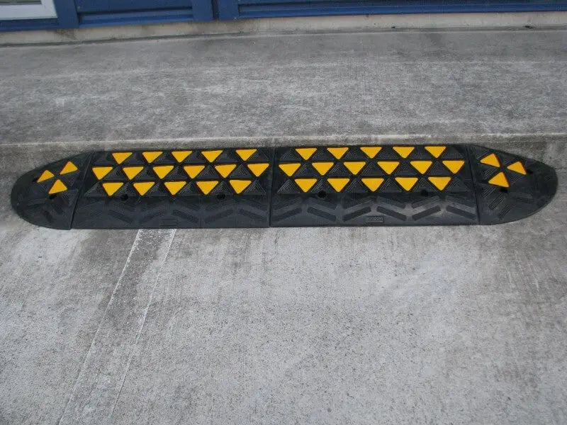 Rubber Reflective Kerb Ramp End Cap Industroquip