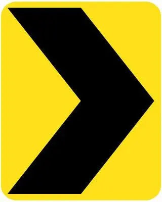 D4-6 Chevron Hazard Marker Industroquip