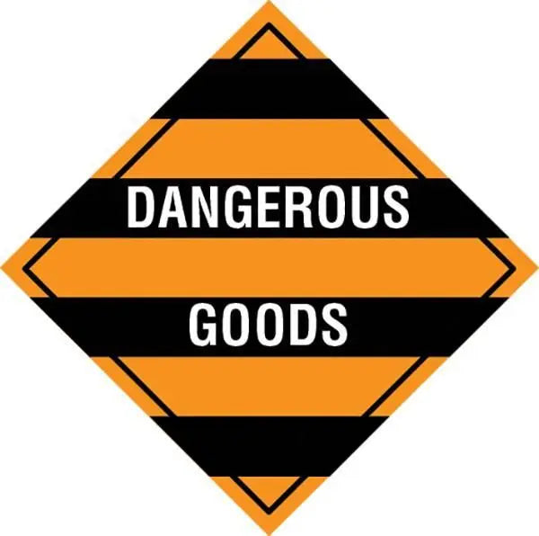 Dangerous Goods Sign - 250 x 250mm Industroquip