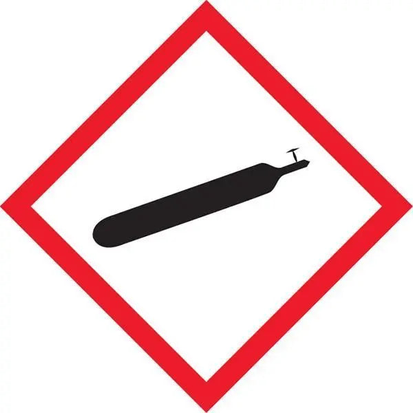 GHS Gases Under Pressure Dangerous Goods Sign - 250 x 250mm Industroquip