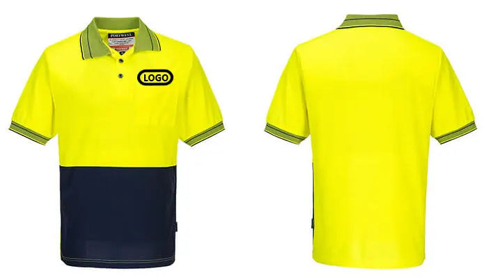 Embroidered Short Sleeve Polo Work Shirt - Pack of 10 Industro
