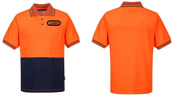 Embroidered Short Sleeve Polo Work Shirt - Pack of 10 Industro