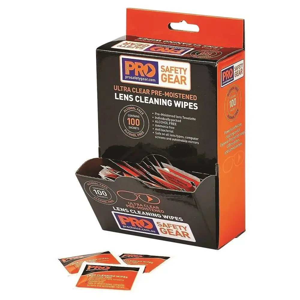 ProChoice™ Lens Cleaning Wipe - Alcohol Free 100 Pack Prochoice