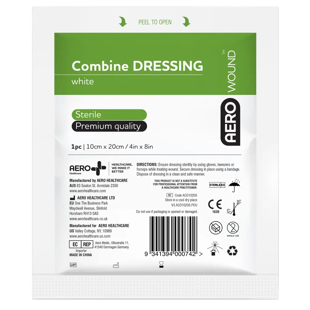 AEROWOUND Combine Dressing 10 x 20cm Industro