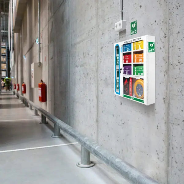 First Aid Station with 6 Modules 69cm x 62.5cm x 15.5cm Industro