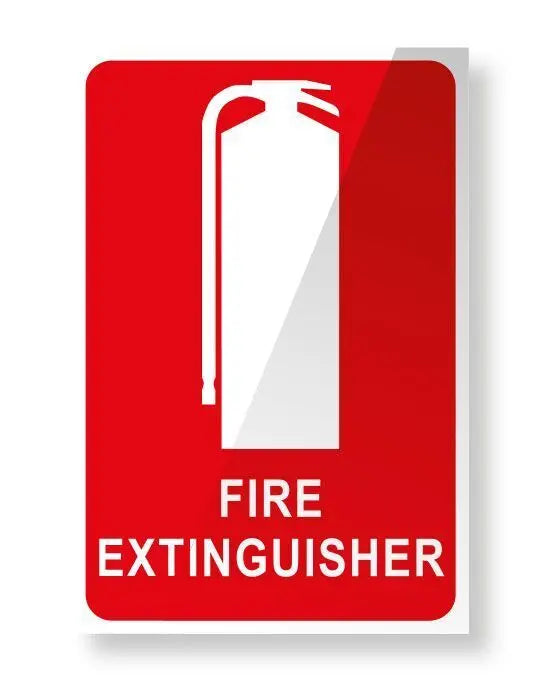 Fire Extinguisher Sign - 300mm x 225mm Industro