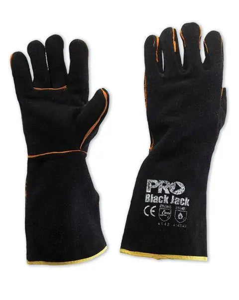 Black & Gold Welding Gloves Industro
