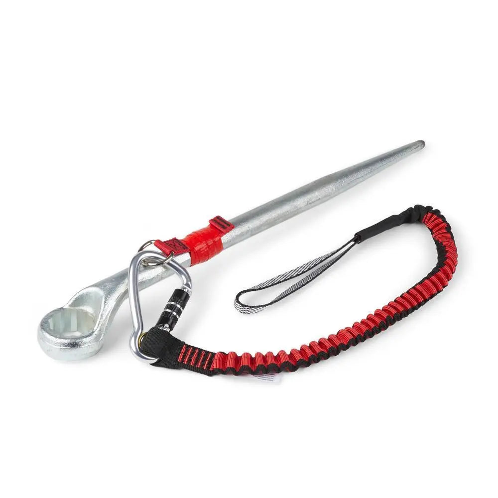 GRiPPS™ Stop the Drops Bungee Tool Tether w/Self-Locking Karabiner 15.9kg Rated GRiPPS Tool Tethering