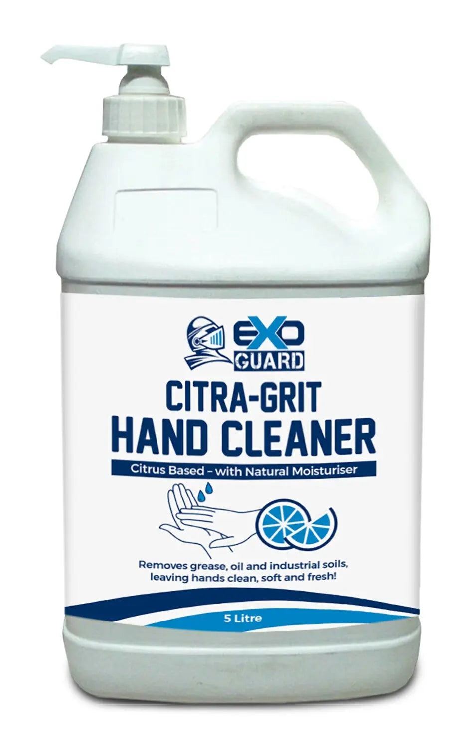 ExoGuard™ Citra Grit Hand Cleaner - 5 Litre With Pump Industroquip