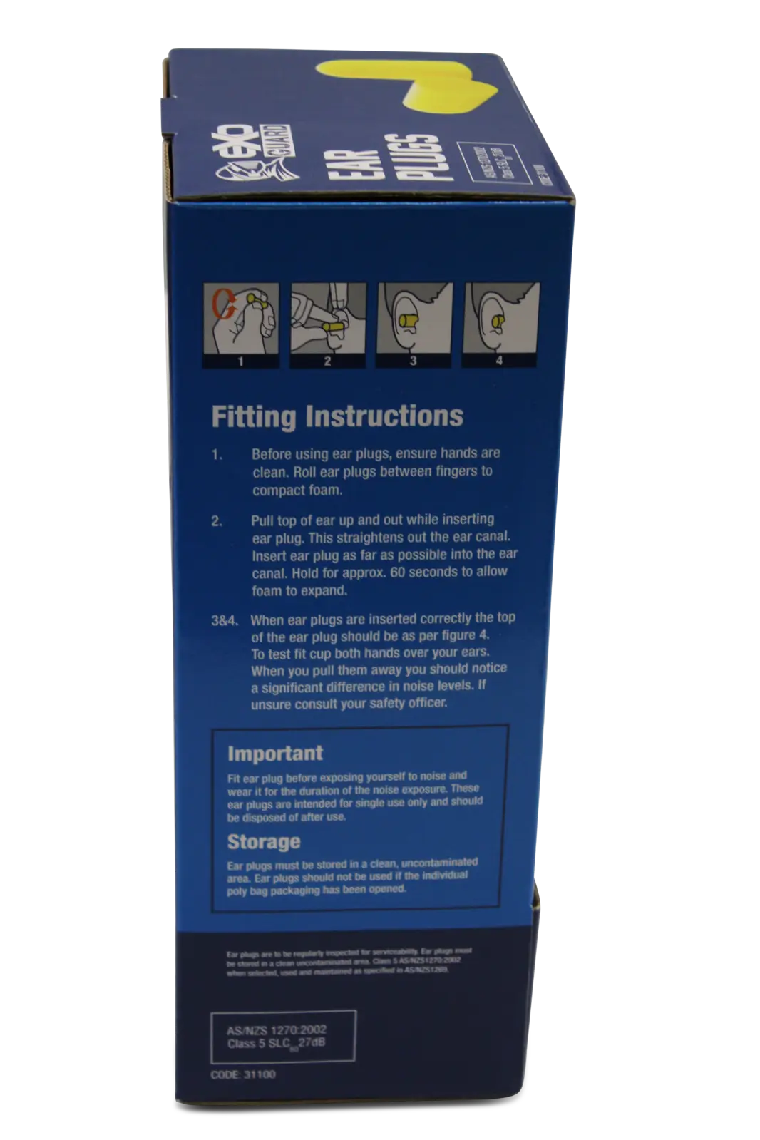 ExoGuard® Bullet Earplugs - Uncorded (Pack of 200 Pairs) Exoguard