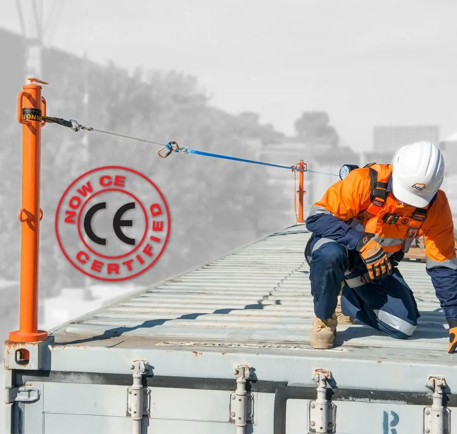 BTS® 22kN Removable Shipping Container Fall Arrest Anchor Post BTS Tech