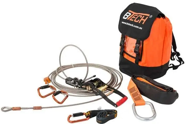 40 Footer Shipping Container Temporary Fall Arrest Static Line System BTS Tech