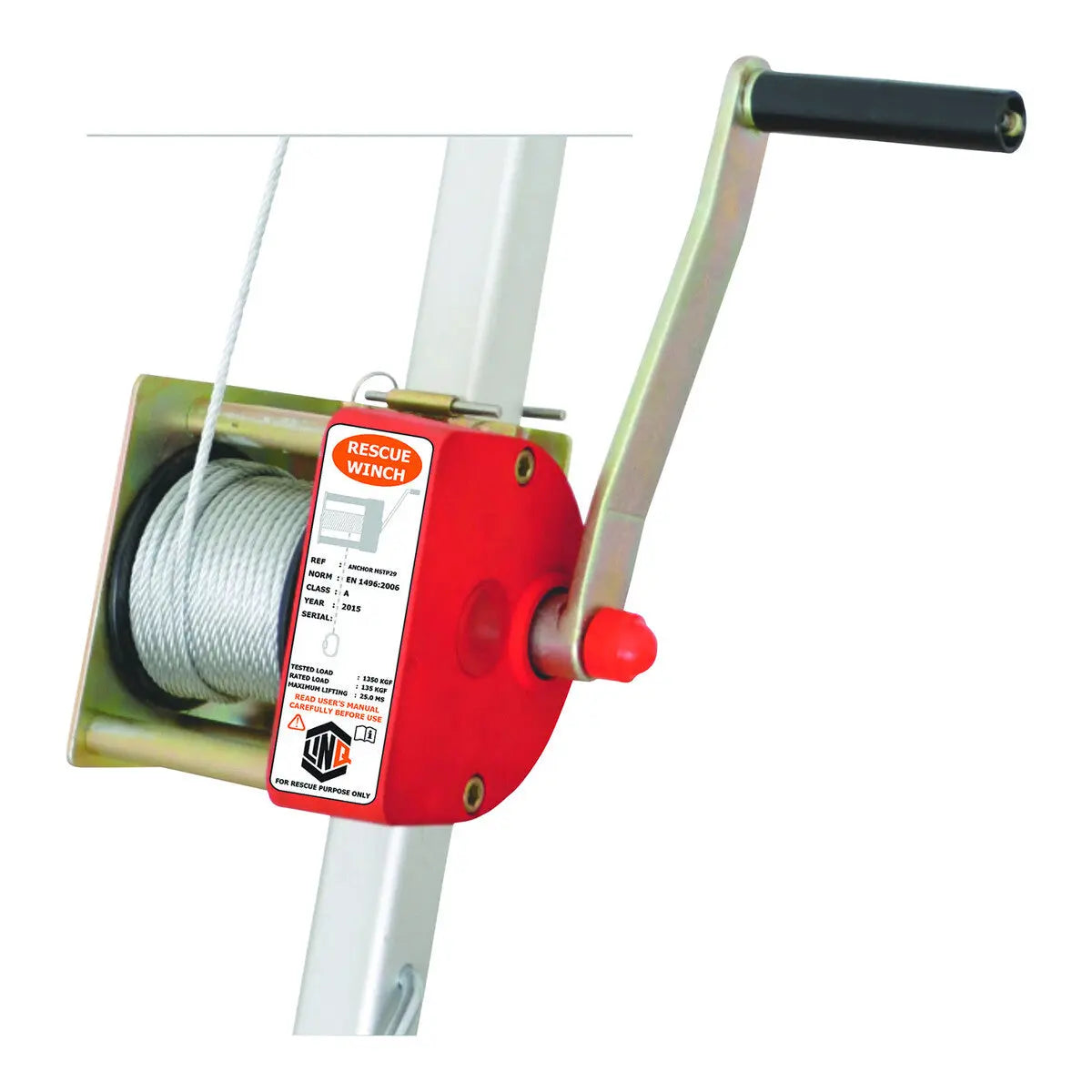 LINQ™ Rescue Winch to Suit Tripod - 25.0 Metre Industro