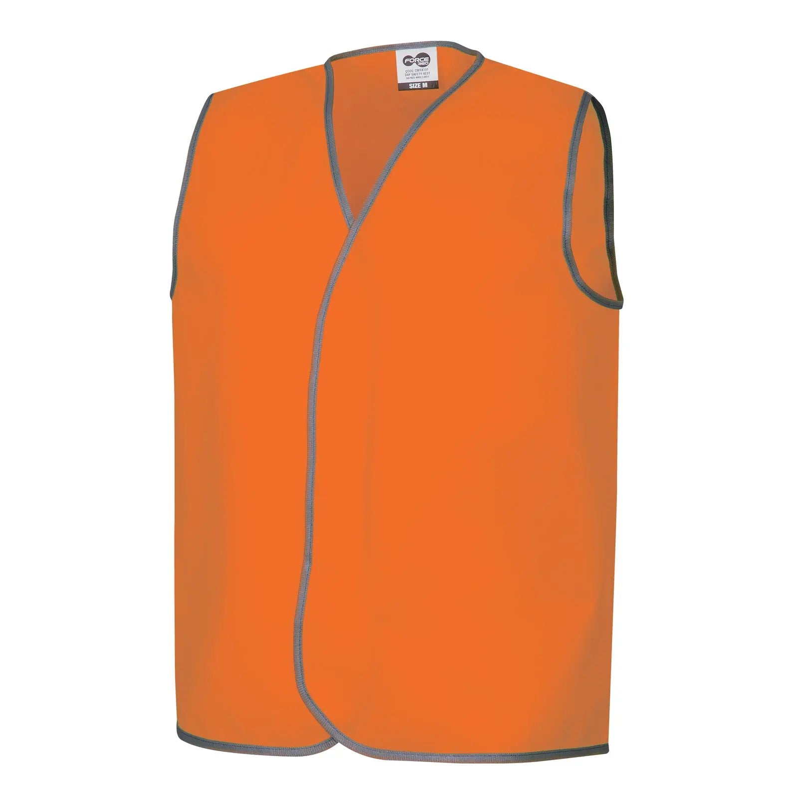 Fluoro Orange Safety Day Vests Force360