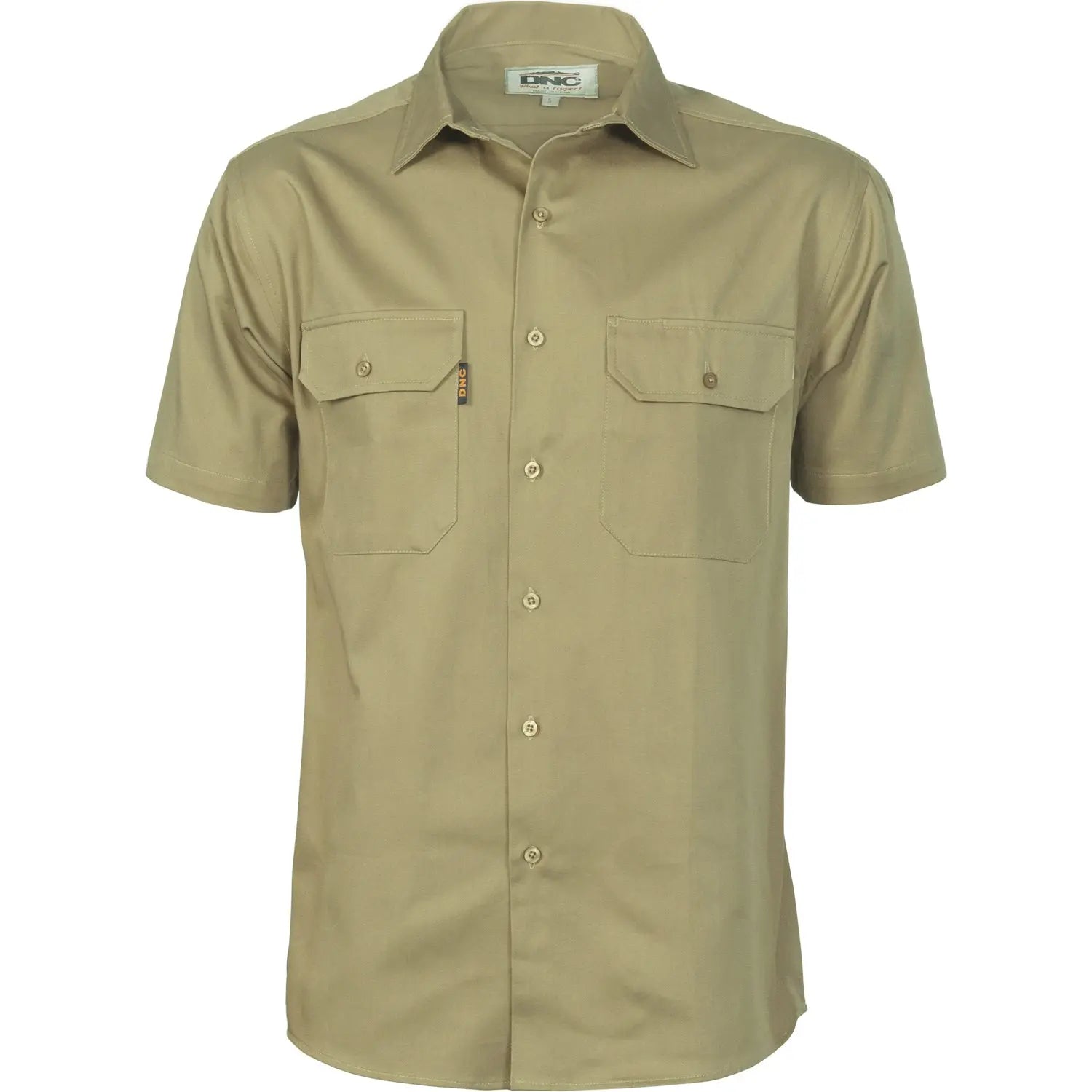 Cool Breeze Cotton Drill Workshirt - Short Sleeve DNC