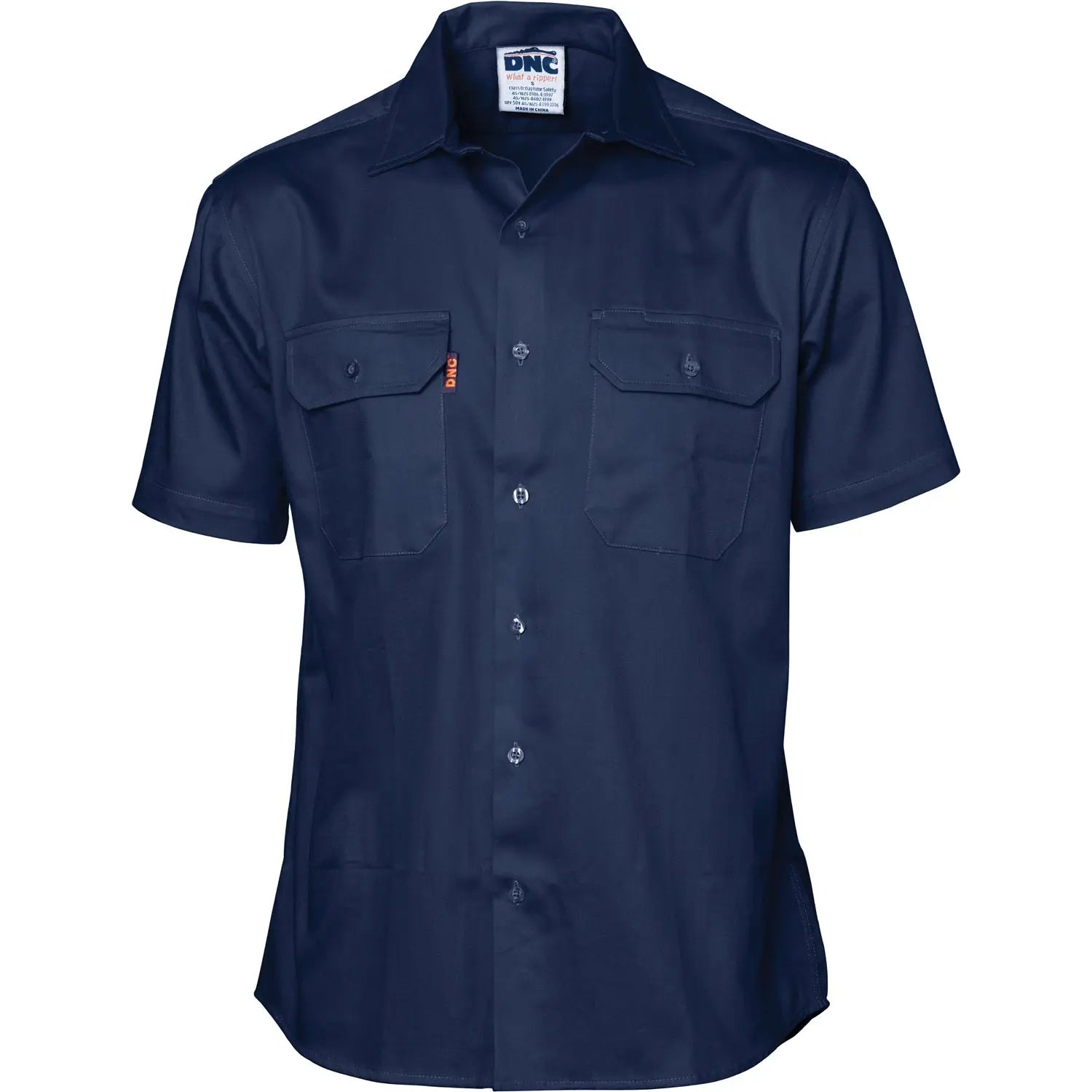 Cool Breeze Cotton Drill Workshirt - Short Sleeve DNC