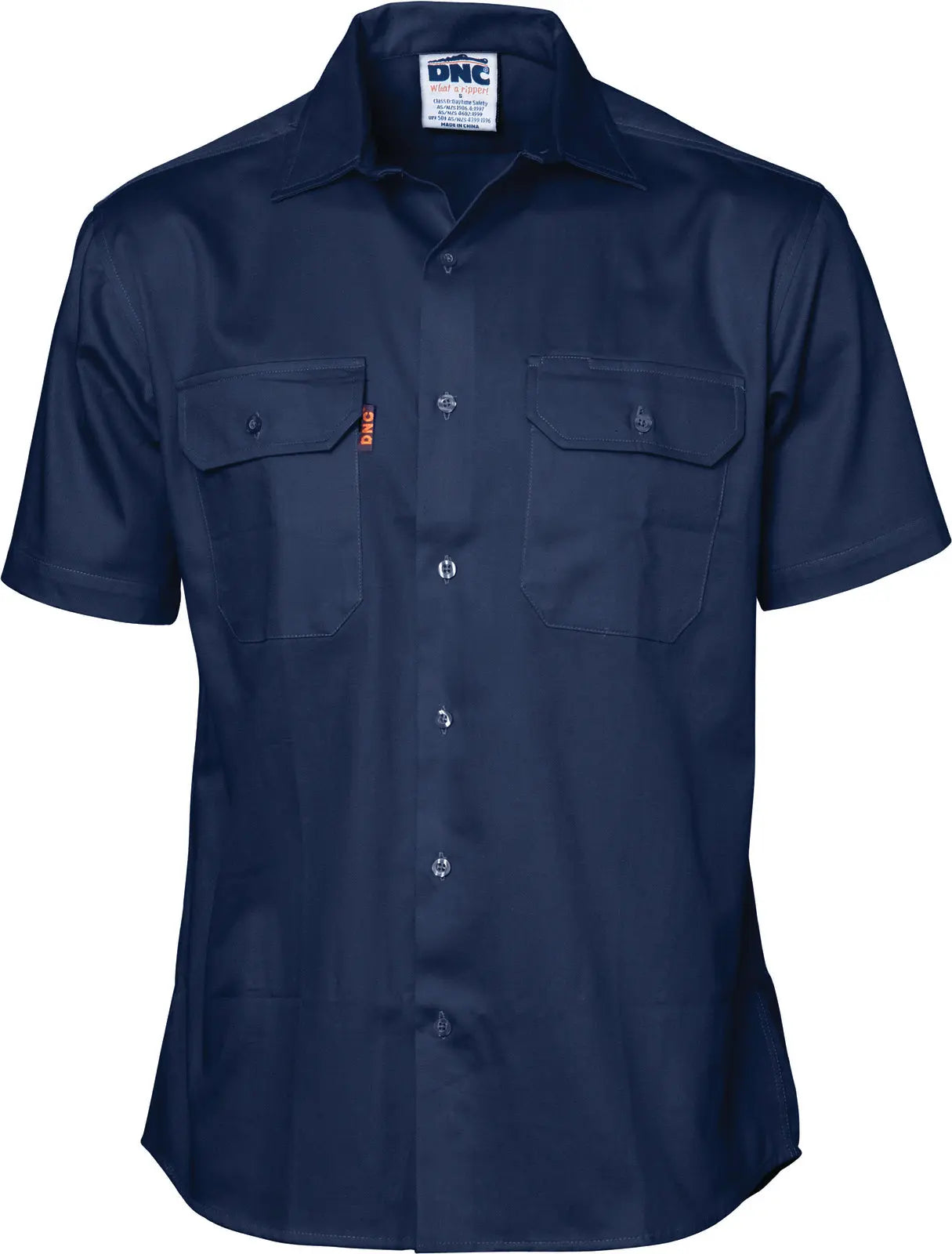 Cool Breeze Cotton Drill Workshirt - Short Sleeve DNC