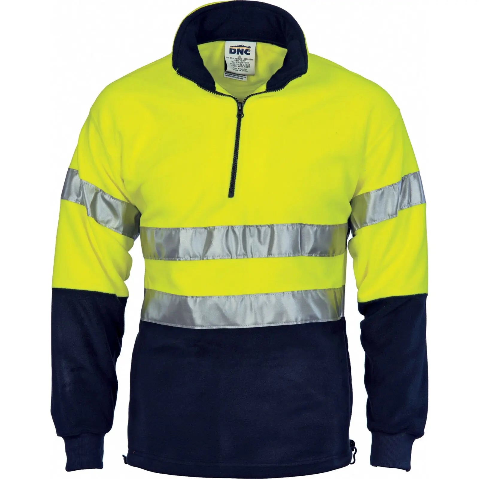 DNC™ Hi-Vis Two Tone 1/2 Zip Polar Fleece with 3M R/Tape DNC