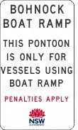 Boat Ramp Signage - Custom Text Industroquip