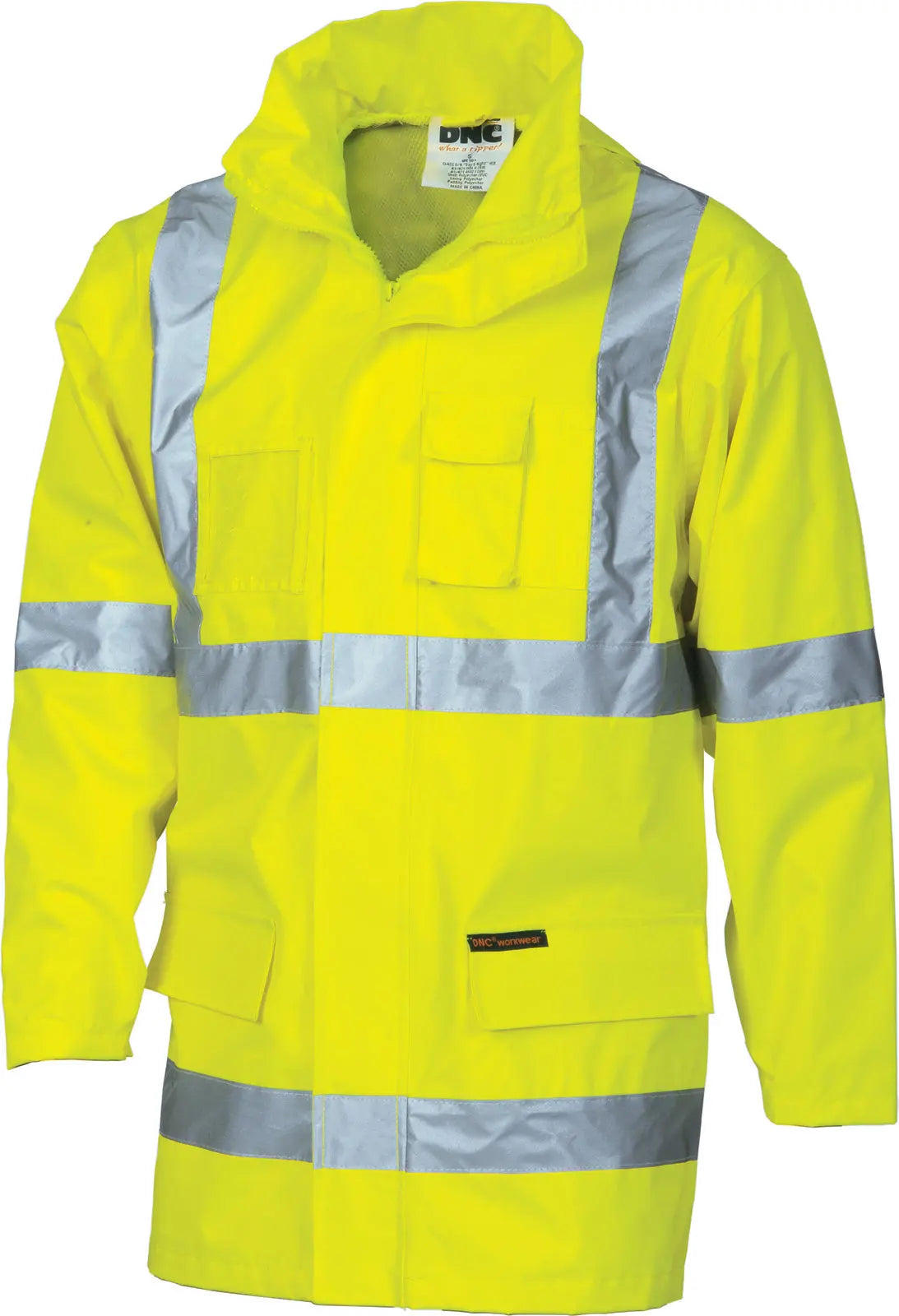 DNC® 2 in 1 Rain Jacket Hi-Vis Cross Back DNC
