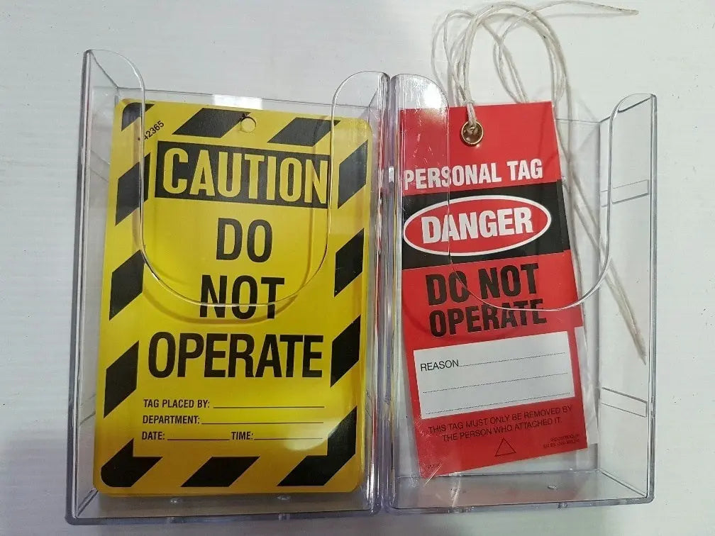 Safety Tag Holder - Double Industroquip