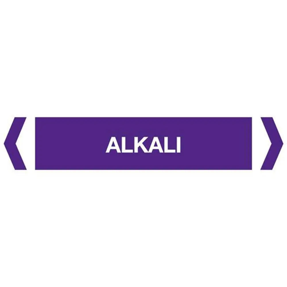 Alkali Pipe Markers (Pack of 10) Industroquip