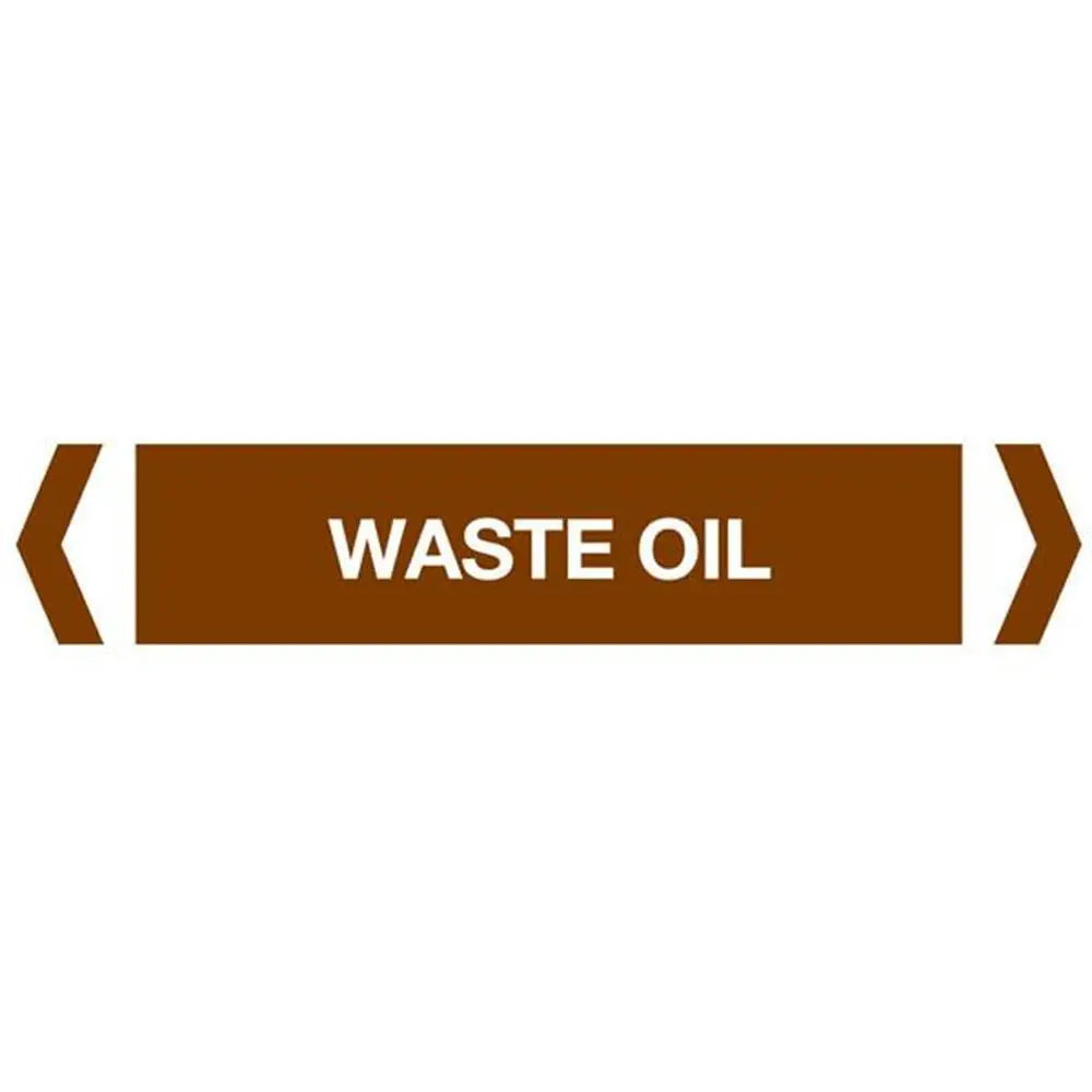 Waste Oil Pipe Marker (Pack of 10) Industroquip