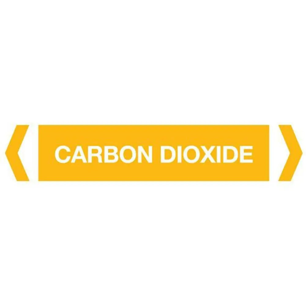 Carbon Dioxide Pipe Marker (Pack Of 10) Industroquip