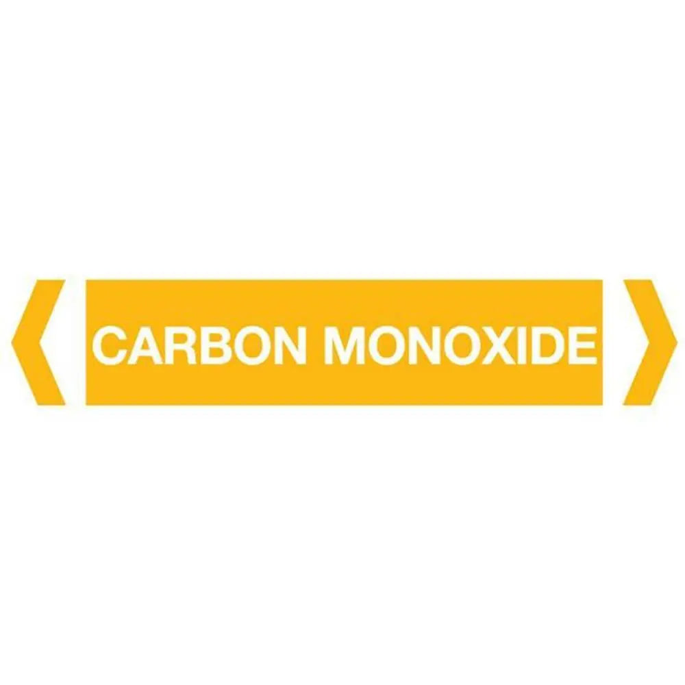 Carbon Monoxide Pipe Marker (Pack of 10) Industroquip