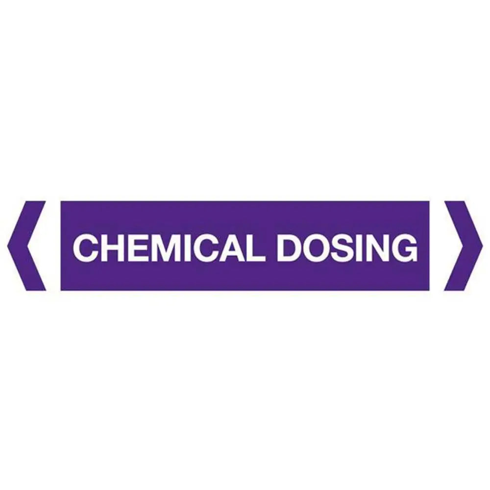 Chemical Dosing Pipe Markers (Pack Of 10) Industroquip