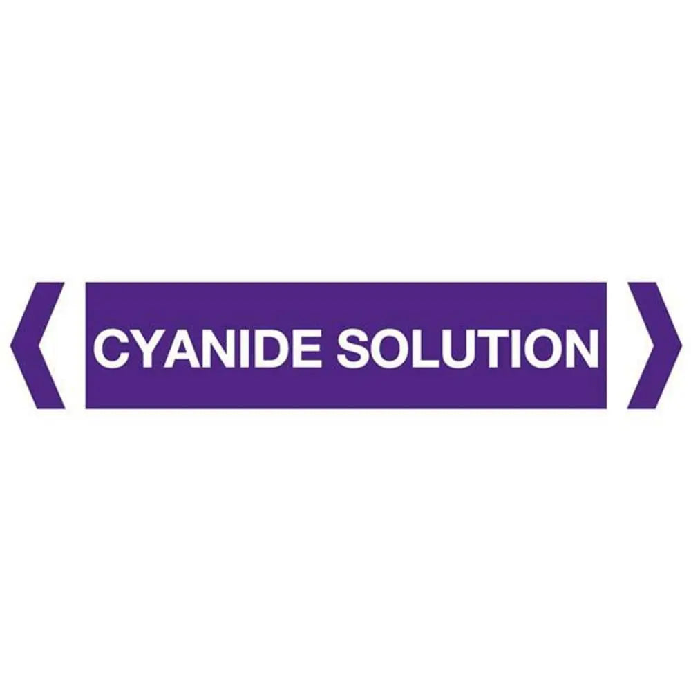 Cyanide Solution Pipe Marker (Pack Of 10) Industroquip