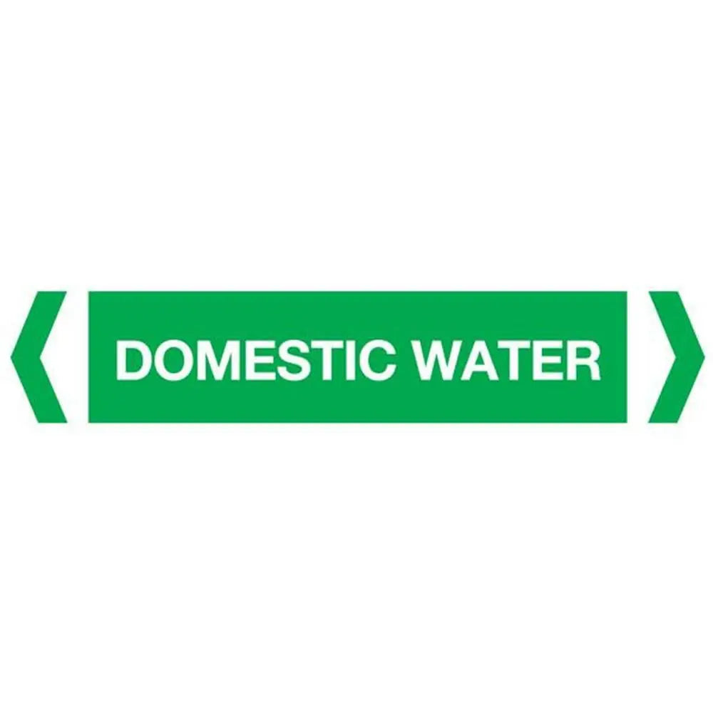 Domestic Water Pipe Marker (Pack Of 10) Industroquip