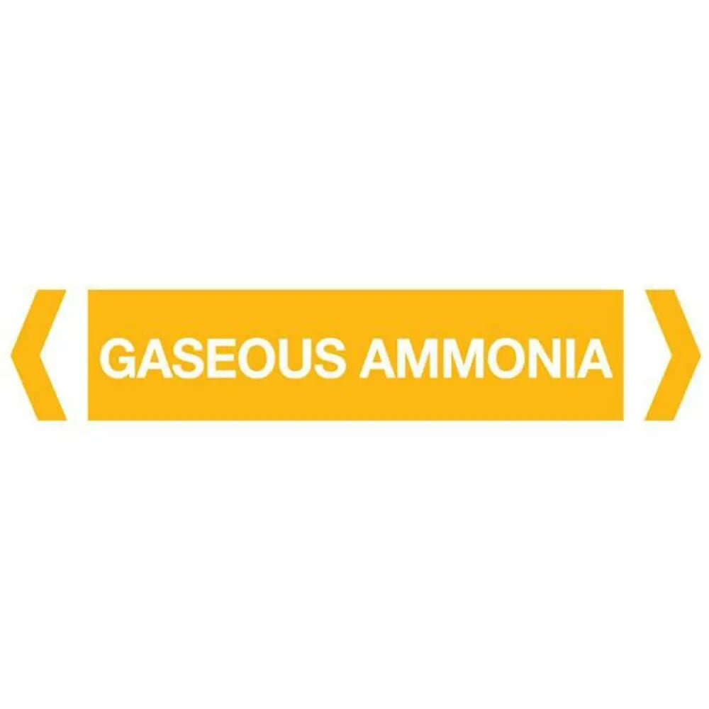 Gaseous Ammonia Pipe Marker (Pack Of 10) Industroquip