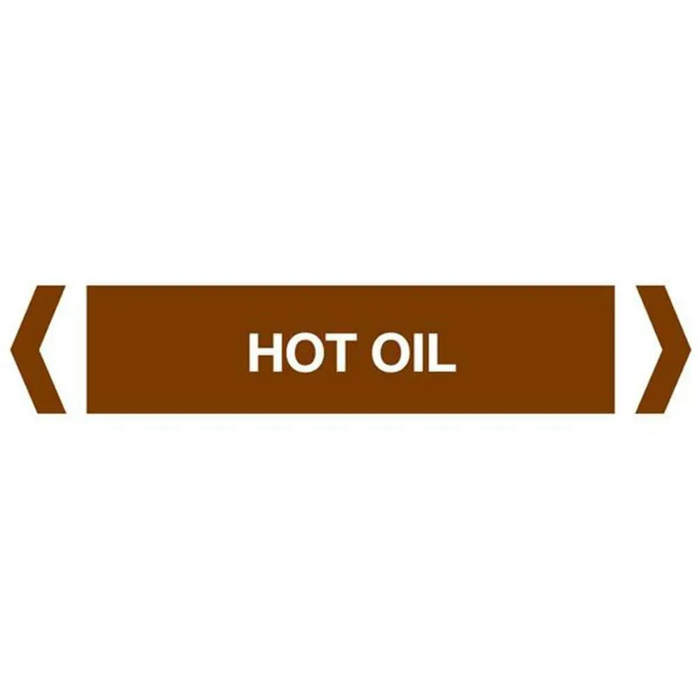 Hot Oil Pipe Marker (Pack Of 10) Industroquip