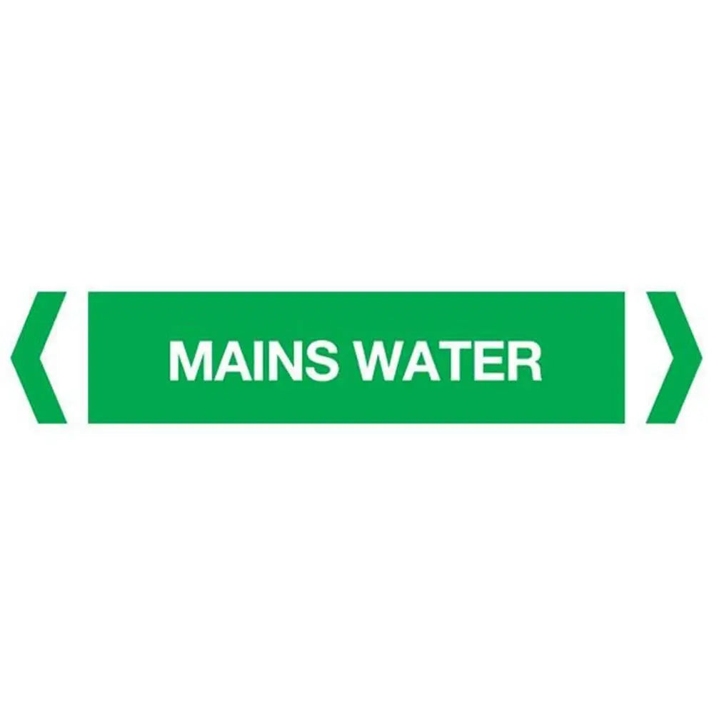 Mains Water Pipe Marker (Pack Of 10) Industroquip