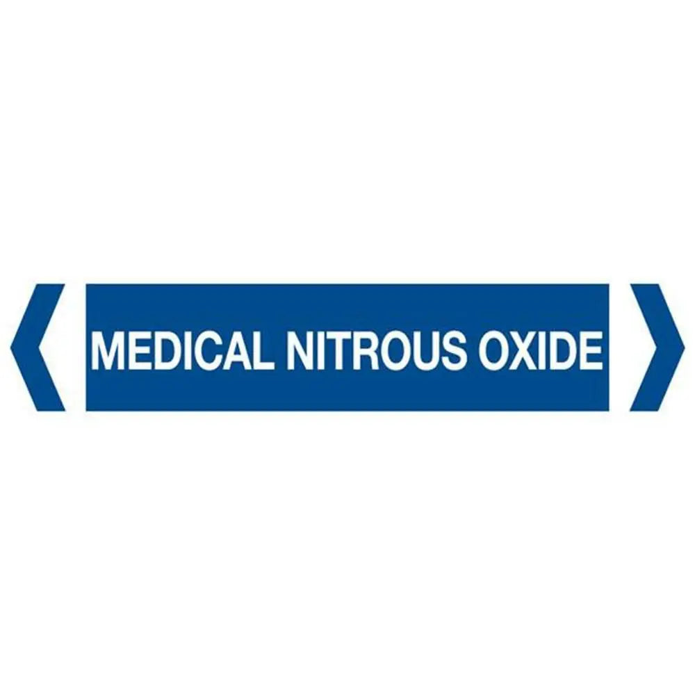 Medical Nitrous Oxide Pipe Marker (Pack Of 10) Industroquip