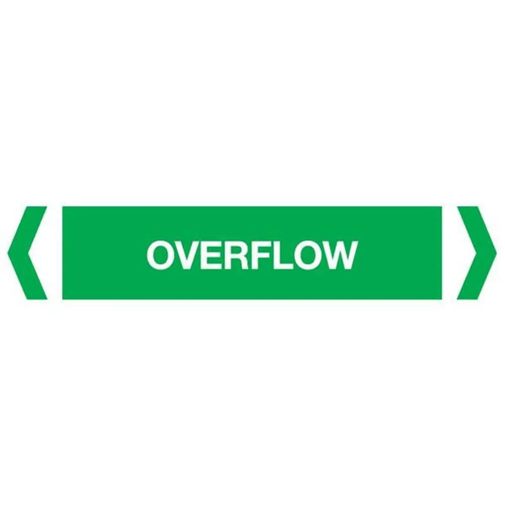 Overflow Pipe Marker (Pack Of 10) Industroquip