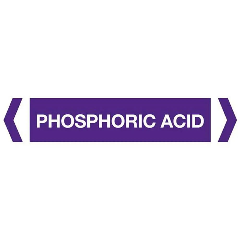 Phosphoric Acid Pipe Marker (Pack Of 10) Industroquip