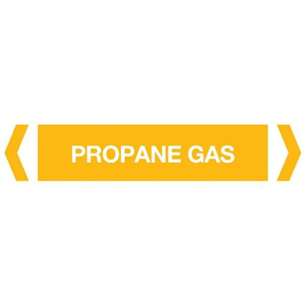 Propane Gas Pipe Marker (Pack of 10) Industroquip