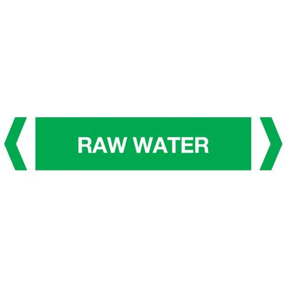 Raw Water Pipe Marker (Pack Of 10) Industroquip