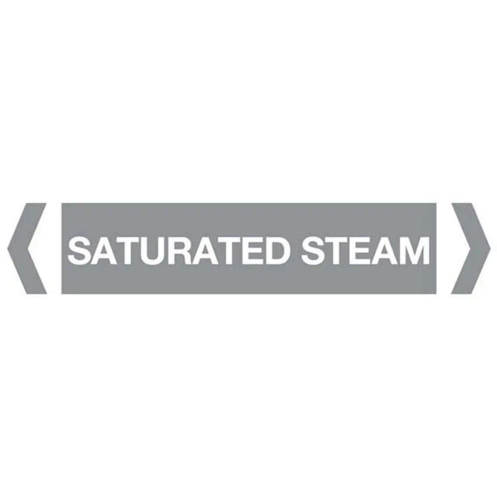 Saturated Steam Pipe Marker (Pack Of 10) Industroquip